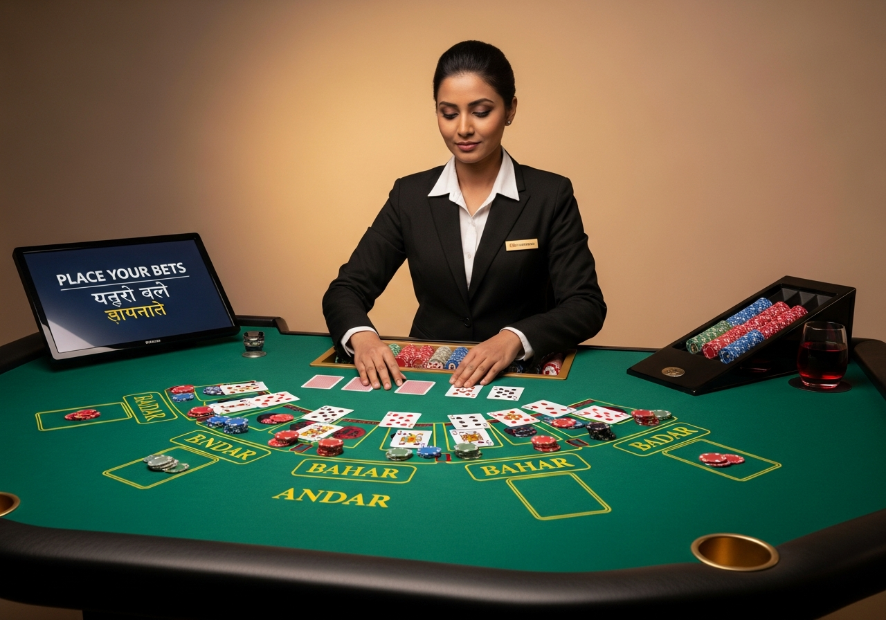 Playing Live Andar Bahar With Professional Dealers